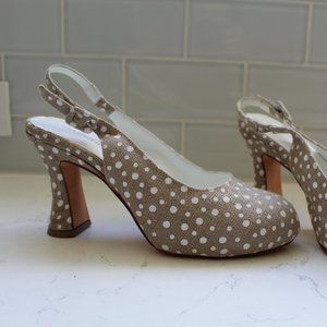 vintage marchez vous polka dot